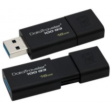 Накопитель Kingston DataTraveler (100 Generation 3) 64Gb USB 3.0 Flash Drive (Black)